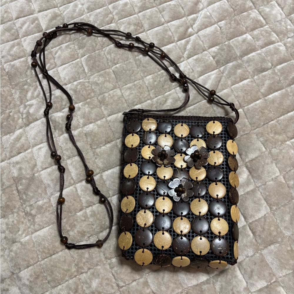 Turks and Caicos Brown and Tan Coconut Women's Bag